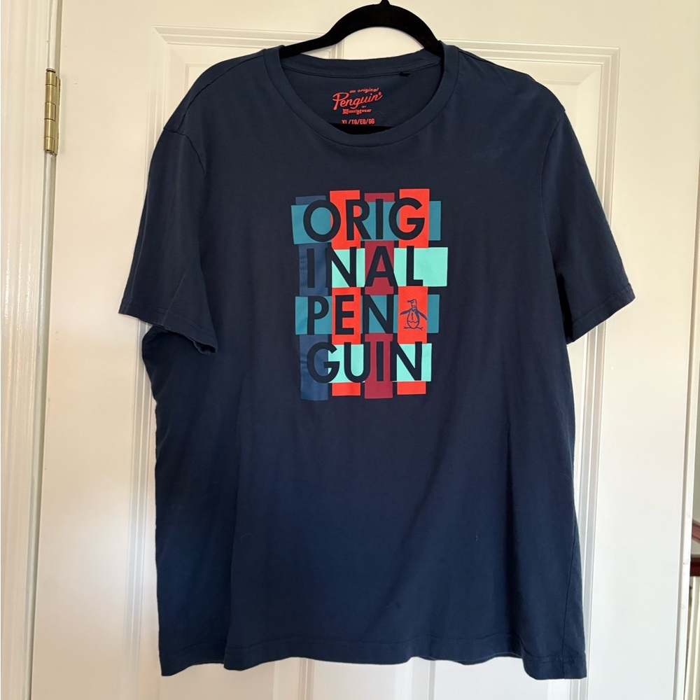 Original Penguin Blue Short Sleeve Tee